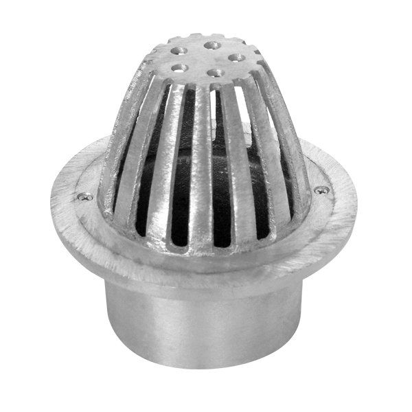 Rejilla de aluminio de cúpula tradicional 102mm (4in)