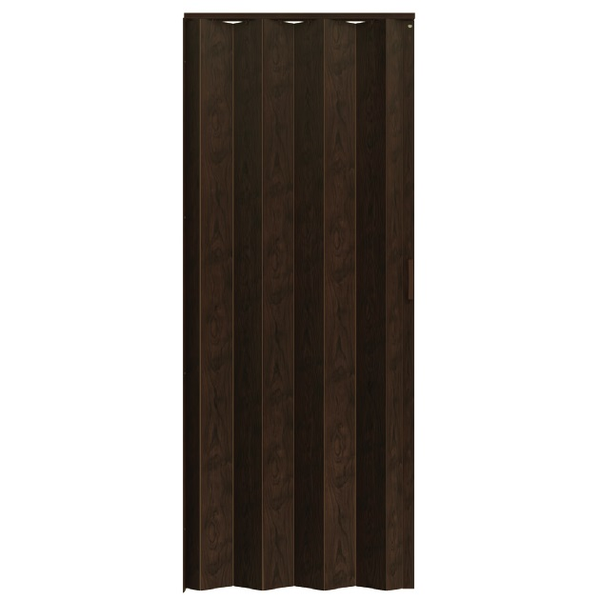 Puerta de acordeón de 32" x 80" modelo Tivoli color chocolate