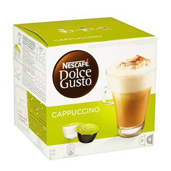 Cápsulas Dolce Gusto sabor Cappuccino - 16 unidades