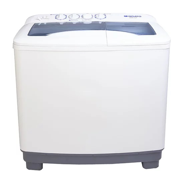 Lavadora semiautomática de carga superior de 10.5kg color blanco