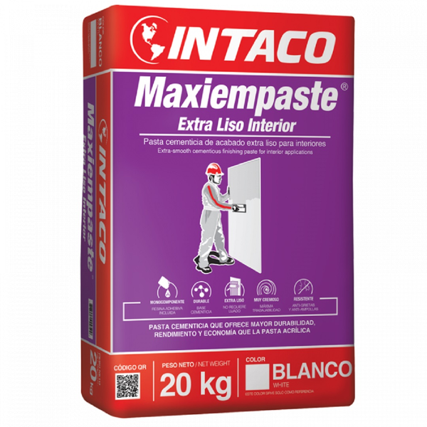 Pasta cementicia Maxiempaste de acabado extra liso para interiores