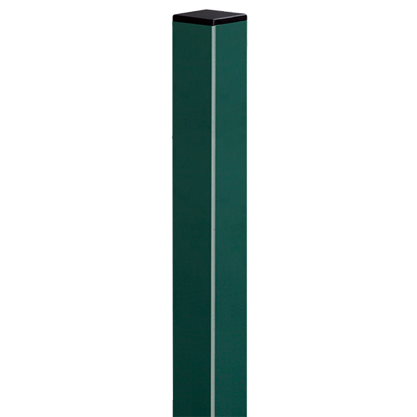 Poste de 2.5m galvanizado color verde