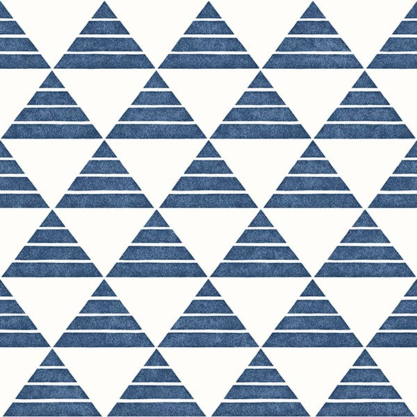 Papel tapiz  geometrie summit 521mm x 10.06m azul