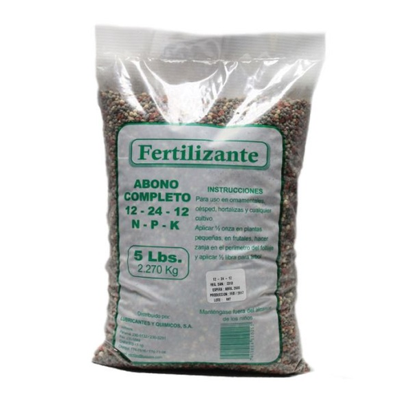 Fertilizante completo 12-24-12 de 5lb