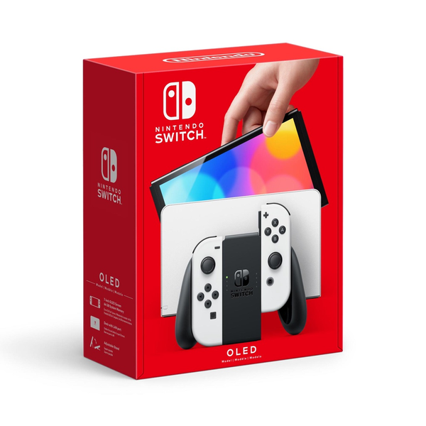 Consola de Nintendo Switch modelo Oled de color blanco