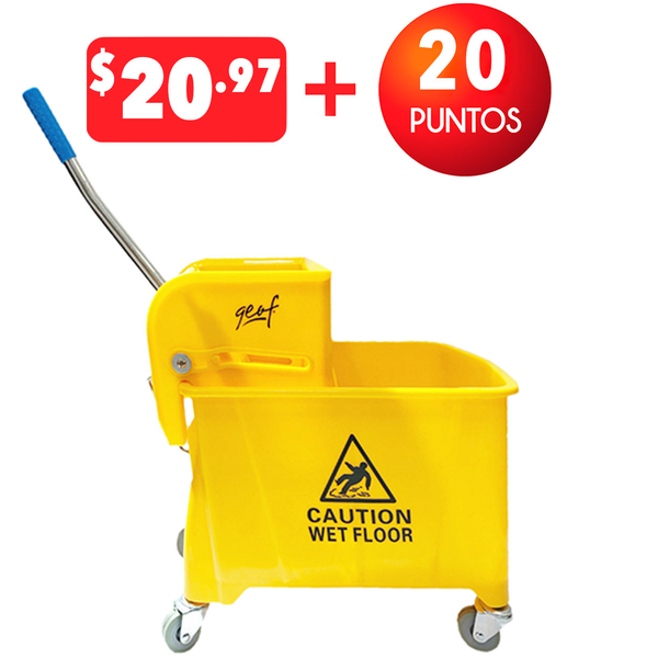 Cubo exprimidor de 20L para trapear