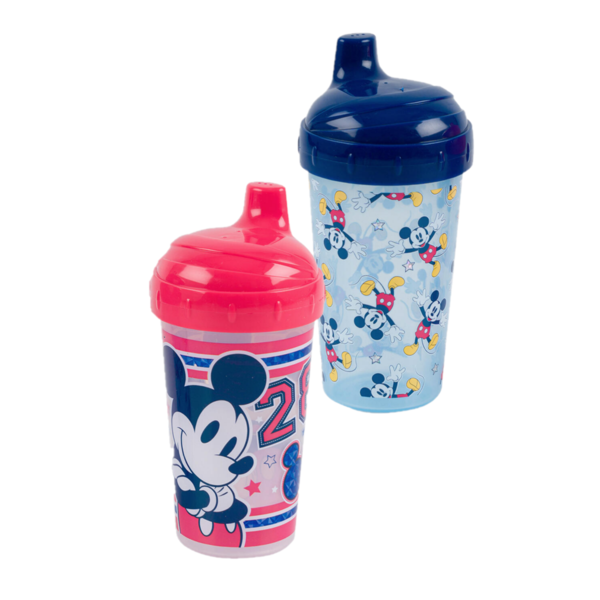 Juego de vaso 10oz para sorber con diseño Mickey Mouse  2 piezas