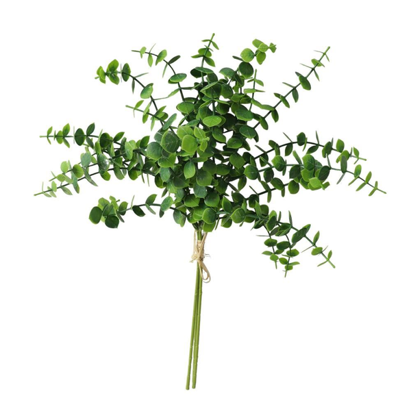Planta artificial Eucalipto decorativa para relleno color verde