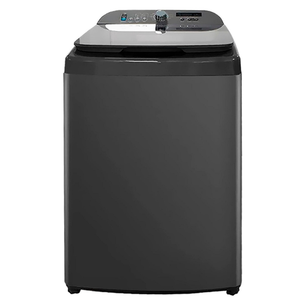 Lavadora automática de carga superior de 16kg color gris