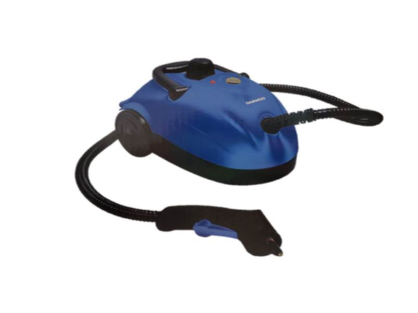 Limpiador a vapor con manguera de color azul