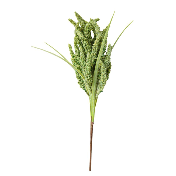 Planta artificial Espigas decorativa para relleno color verde