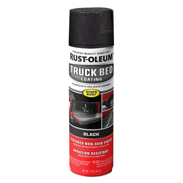 Spray automotriz Truck bed coating color negro de 15oz