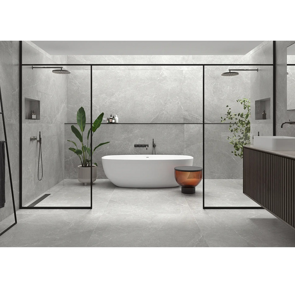 Porcelanato de 75cm x 150cm Storm White - caja de 1.12m2