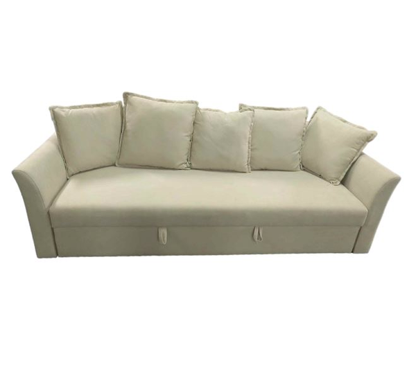 Sofá cama de 231cm color beige claro
