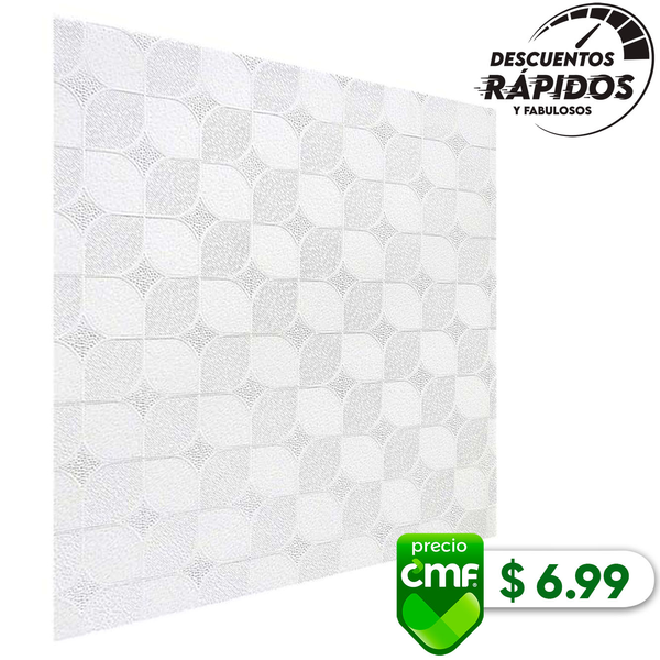 Cielo raso de yeso de 2' x 2' x 7mm Diamante - 8 unidades