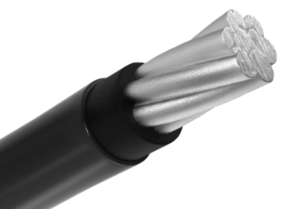 Cable de aluminio de 500MCM aislado con polietileno reticulado